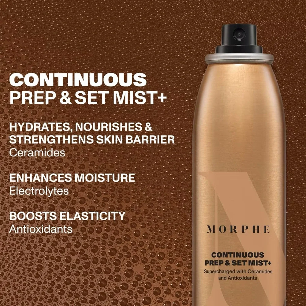 ⚡️ Morphe Mini Continuous Prep & Set Setting Mist+ 1.3oz